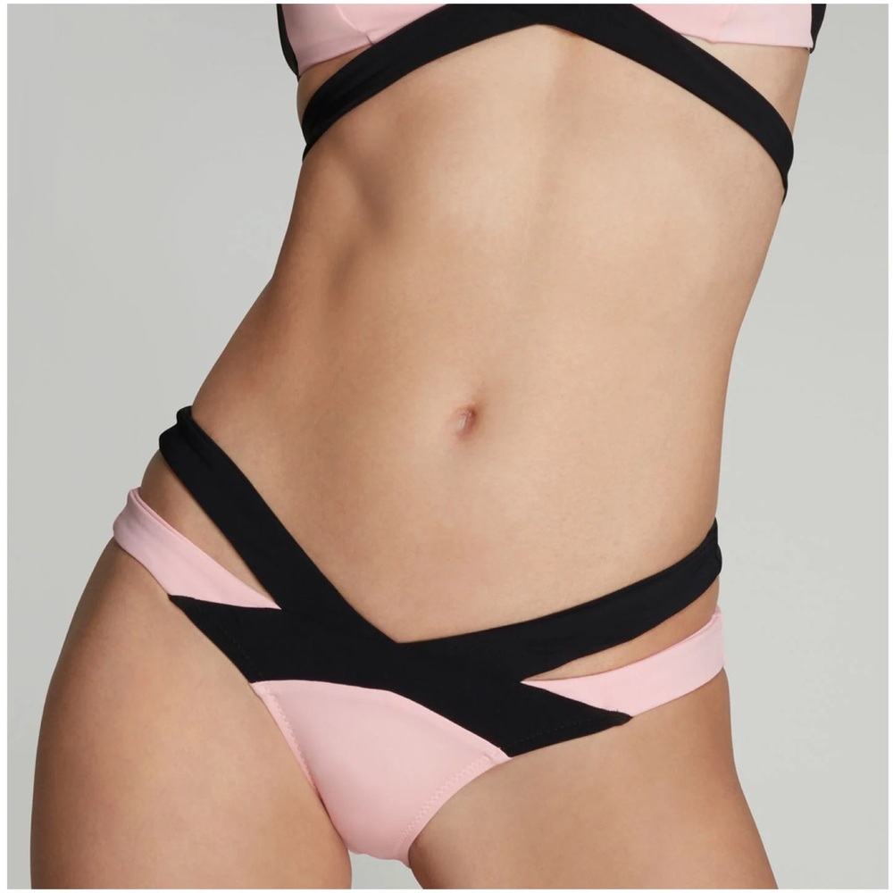 AGENT PROVOCATEUR Mazzy Bikini Bottom - Pink